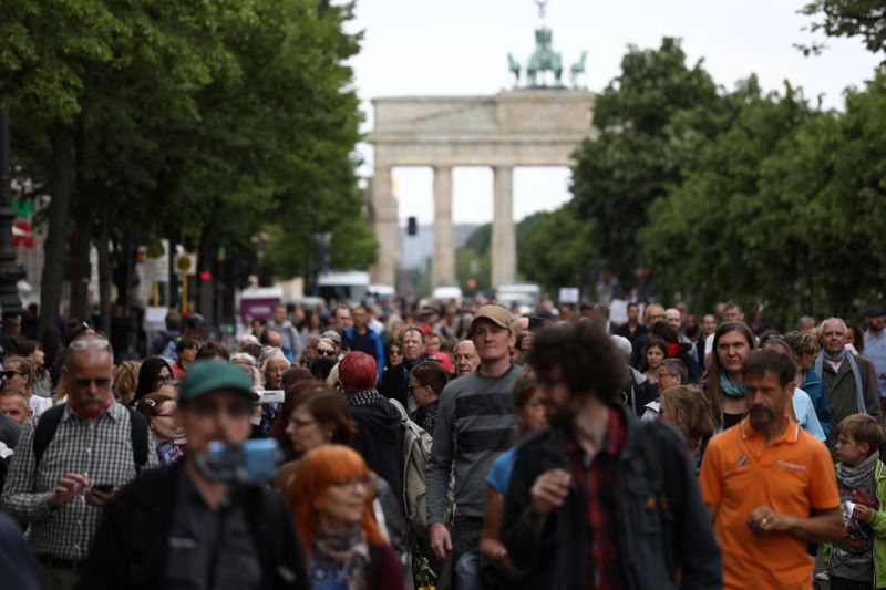 &copy; Reuters. Coronavirus disease (COVID-19) outbreak in Berlin