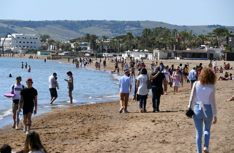 &copy; Reuters. Coronavirus disease (COVID-19) outbreak, in Santa Severa