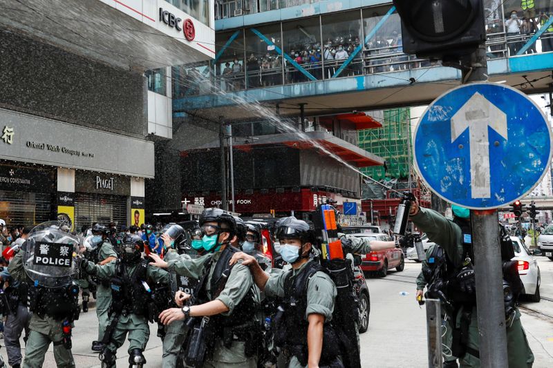 &copy; Reuters. Manifestación antigubernamental en Hong Kong