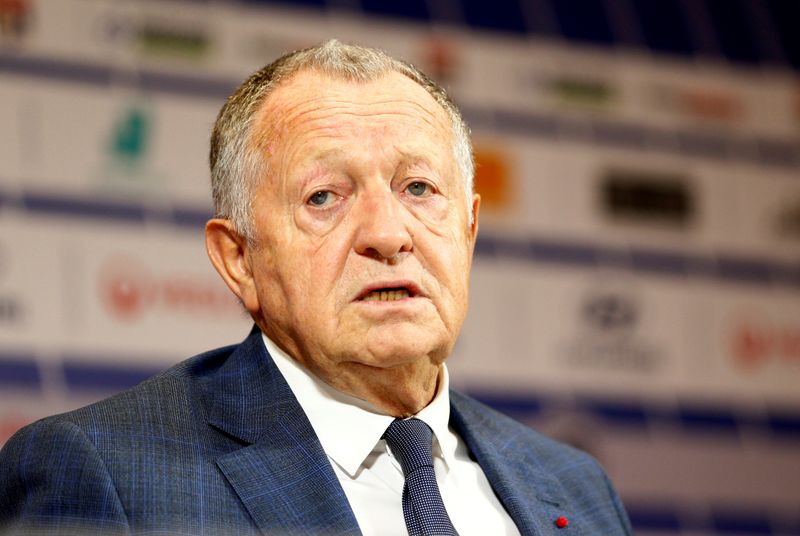 &copy; Reuters. رئيس ليون ينتقد قرار إلغاء موسم الدوري الفرنسي