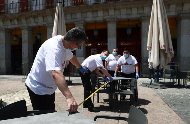 &copy; Reuters. Borte de coronavirus en Madrid