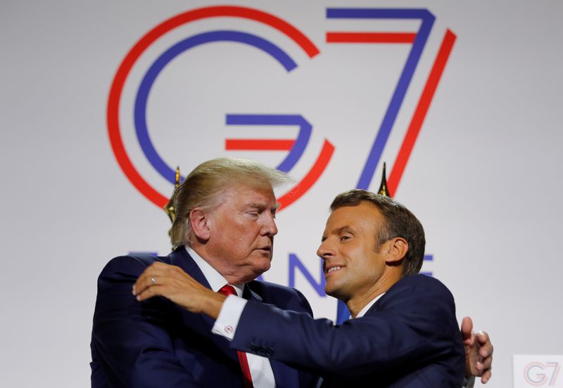 © Reuters. Ｇ７サミットは6月末に通常形式で開催へ＝米大統領補佐官