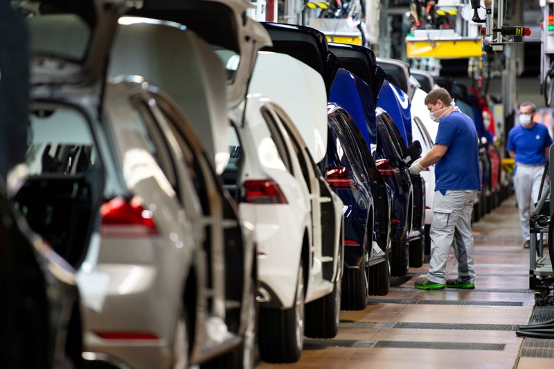 © Reuters. Fábrica de automóveis em Wolfsburg