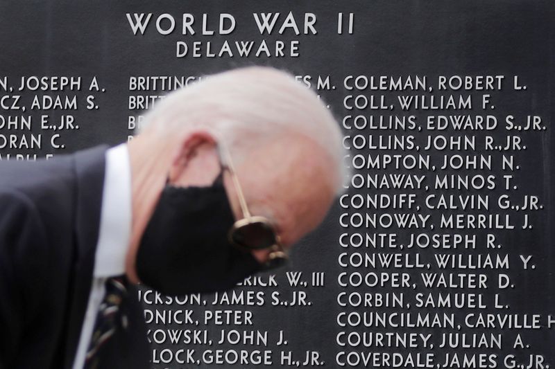 © Reuters. Joe Biden visits New Castle, Delaware, during Memorial Day