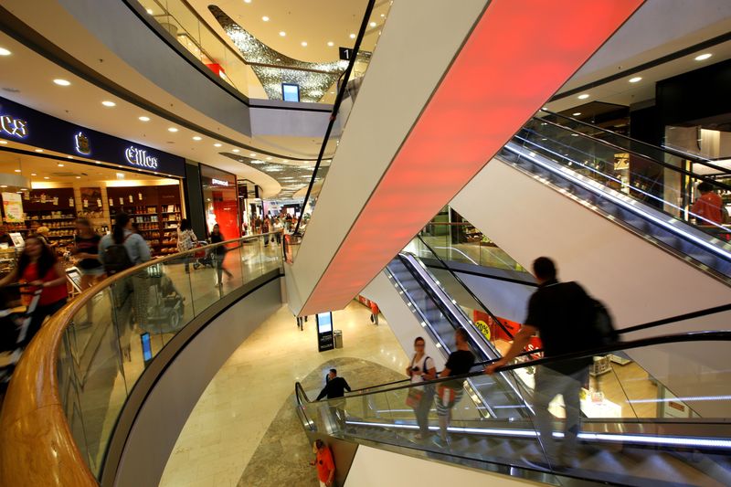 &copy; Reuters. General view inside of shopping mall &apos;Pasing Arcaden&apos; in Munich