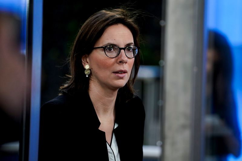 &copy; Reuters. French Junior Minister for European Affairs Amelie de Montchalin arrives at a General Affairs Councilc meeting at the EU headquarters in Brussels