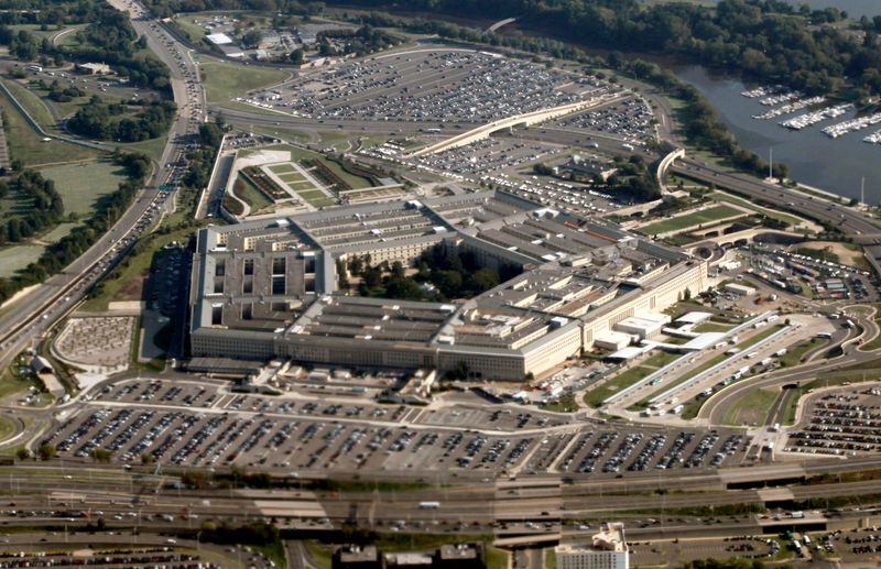 © Reuters. An aerial view of the Pentagon in Washington