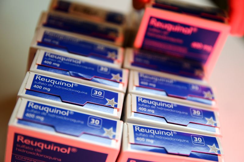 © Reuters. 抗マラリア薬のコロナ治療利用、ＷＨＯが6月中旬までに検証結果