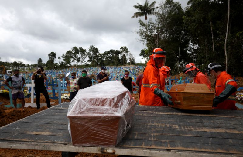 &copy; Reuters. Outbreak of the coronavirus disease (COVID-19), in Manaus