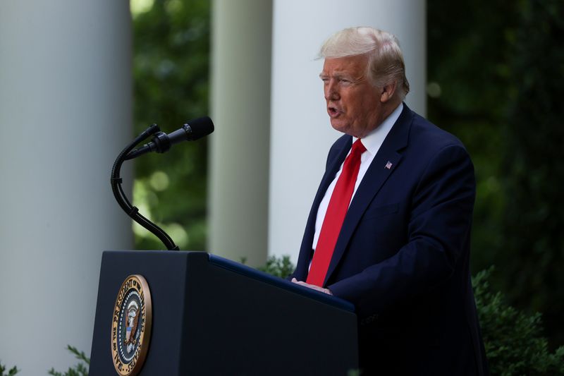 &copy; Reuters. U.S. President Trump speaks about negotiations with pharmaceutical companies over the cost of insulin, at the White House in Washington