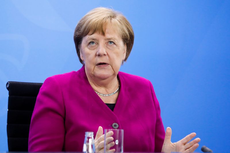 &copy; Reuters. ドイツ首相、コロナ流行「始まったばかり」　地方の責任重大