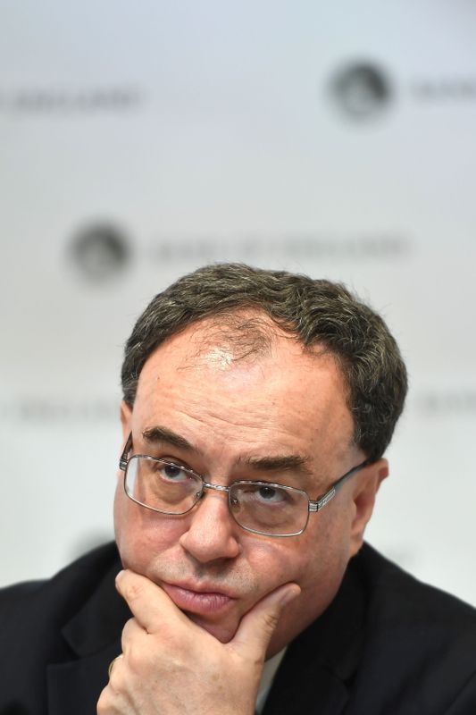 © Reuters. Andrew Bailey, presidente do banco central britânico