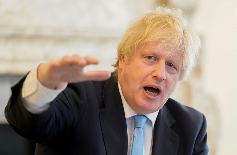 &copy; Reuters. Britain&apos;s Prime Minister Boris Johnson appears before the Liaison Committee in London