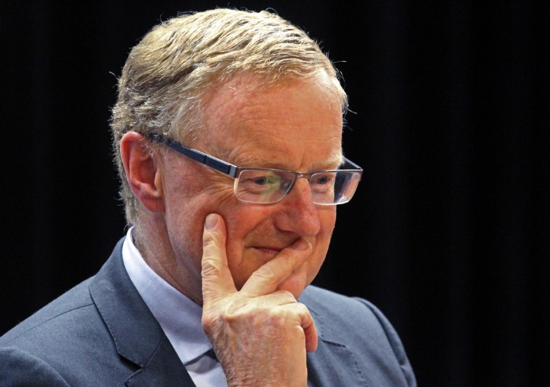 &copy; Reuters. Reserve Bank of Australia Governor Philip Lowe speaks at a business forum in Armidale