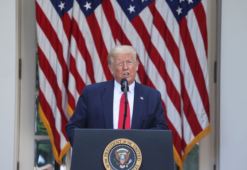 &copy; Reuters. FOTO DE ARCHIVO: Donald Trump en Washington