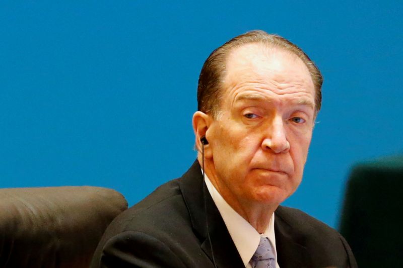 © Reuters. FILE PHOTO: World Bank President David Malpass attends the 