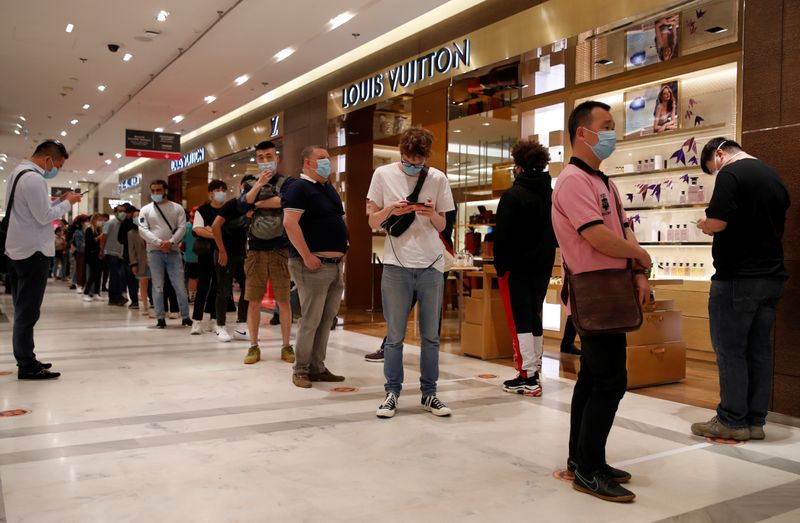 &copy; Reuters. Famous Parisian department store Le Printemps Haussmann reopens in Paris