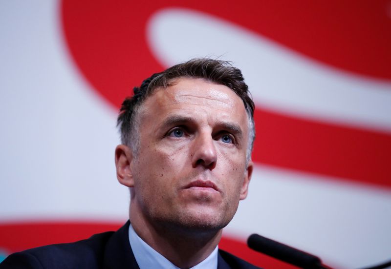 &copy; Reuters. England - Phil Neville Press Conference