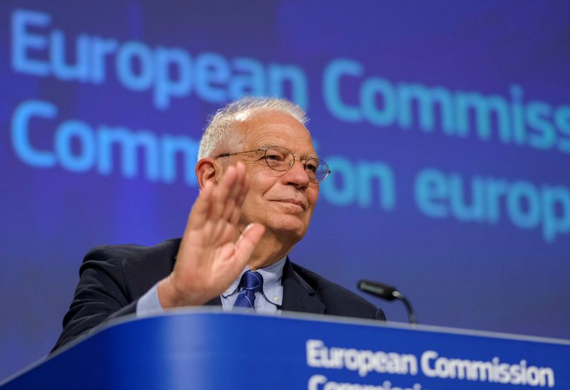 &copy; Reuters. FOTO DE ARCHIVO: El Alto Representante de la Unión Europea para Asuntos Exteriores, Josep Borrell, en Bruselas, Bélgica, el 26 de mayo de 2020. Olivier Hoslet/Pool vía REUTERS