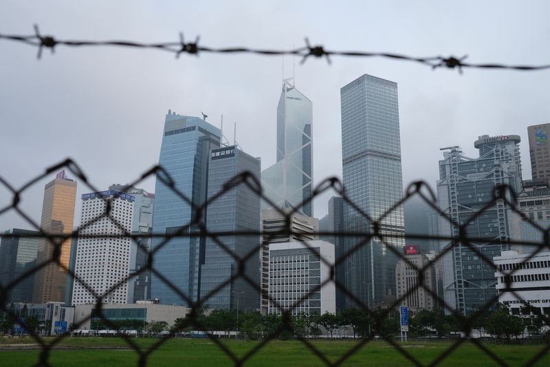 &copy; Reuters. Arranhacéus em Hong Kong