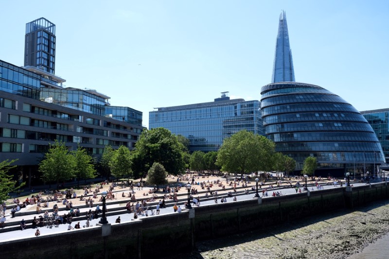 © Reuters. Outbreak of the coronavirus disease (COVID-19) in London