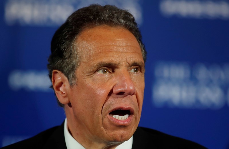 &copy; Reuters. Governador de Nova York, Andrew Cuomo, durante entrevista coletiva em Washington