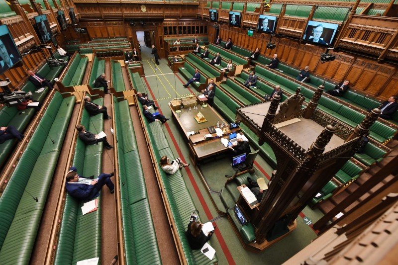 &copy; Reuters. Prime Minister&apos;s Questions session at the Parliament in London