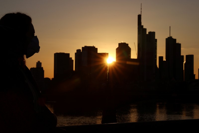 &copy; Reuters. Outbreak of the coronavirus disease (COVID-19) in Frankfurt