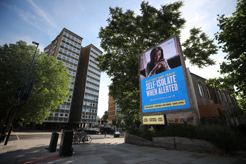 &copy; Reuters. Outbreak of the coronavirus disease (COVID-19) in London