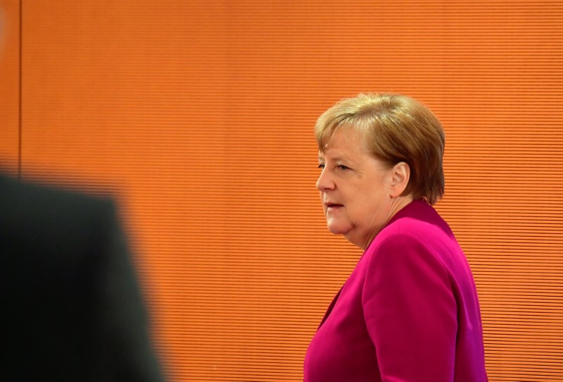 &copy; Reuters. FOTO DE ARCHIVO: Angela Merkel en Berlín