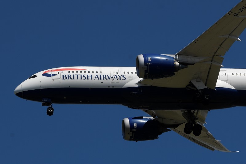 &copy; Reuters. FOTO DE ARCHIVO: Un avión de pasajeros de British Airways en Londres