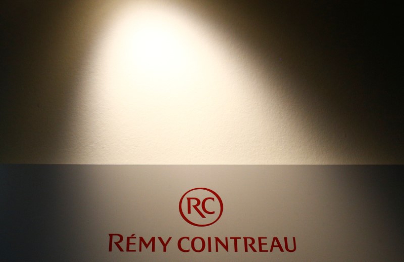 &copy; Reuters. The logo of Remy Cointreau SA is pictured in the Cointreau distillery in Saint-Barthelemy-d&apos;Anjou near Angers