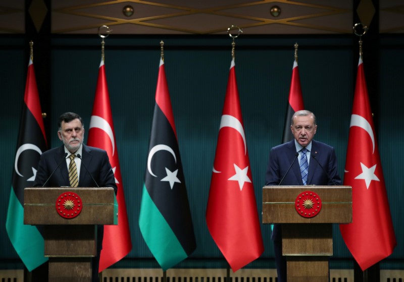 &copy; Reuters. أردوغان: تركيا ستزيد دعمها لحكومة السراج في ليبيا