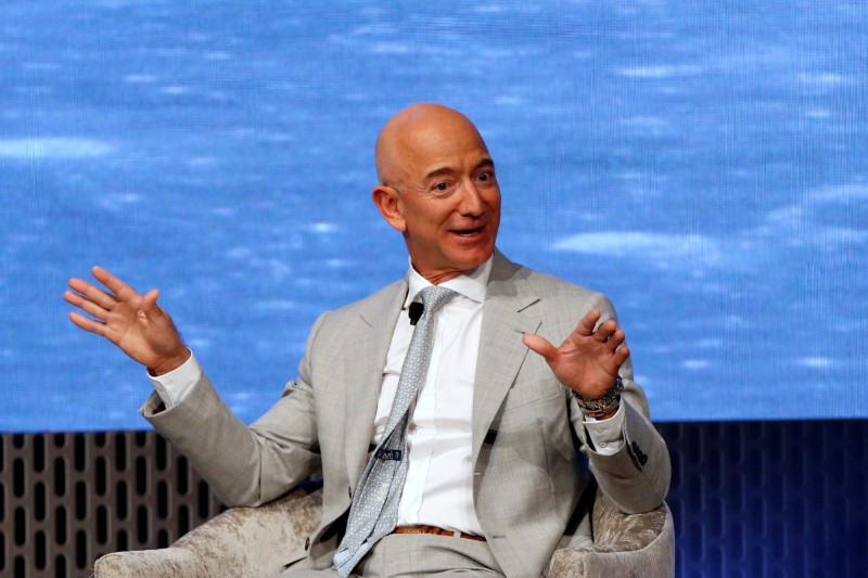&copy; Reuters. Fundador da Amazon, Jeff Bezos, em Boston