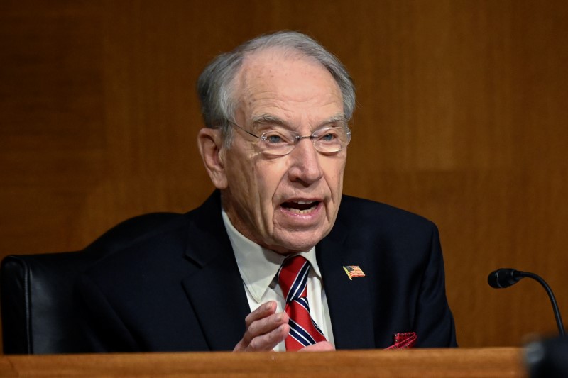 &copy; Reuters. Senate Judiciary Committee holds hearing on issues facing prisons and jails during coronavirus pandemic in Washington