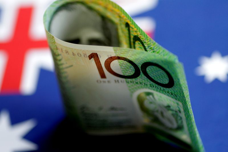 © Reuters. Illustration photo of an Australia Dollar note