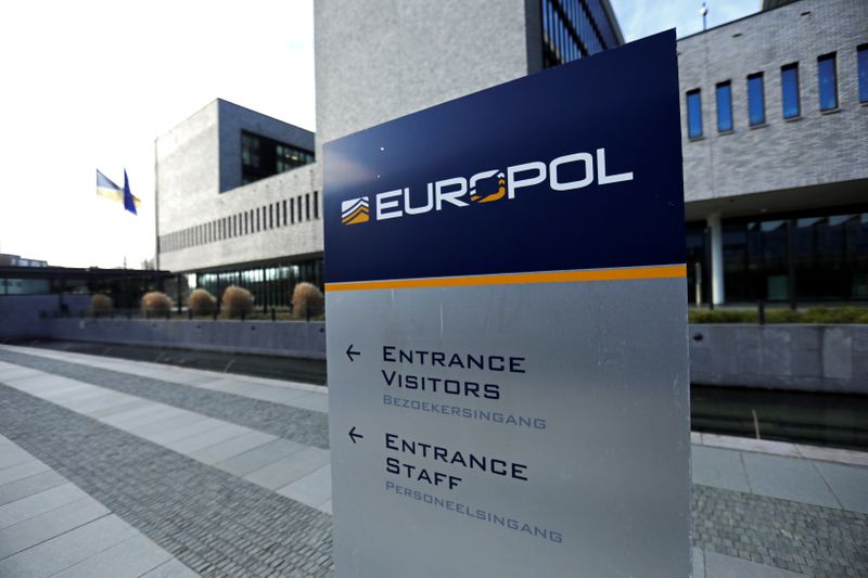 &copy; Reuters. FILE PHOTO: General view of the Europol building in The Hague