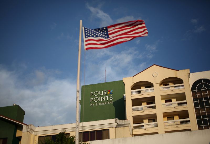 &copy; Reuters. FILE PHOTO:  The hotel Four Points by Sheraton is seen in Havana