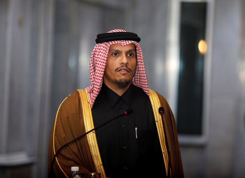 &copy; Reuters. وزير خارجية قطر: هناك مبادرة مطروحة لحل الأزمة الخليجية