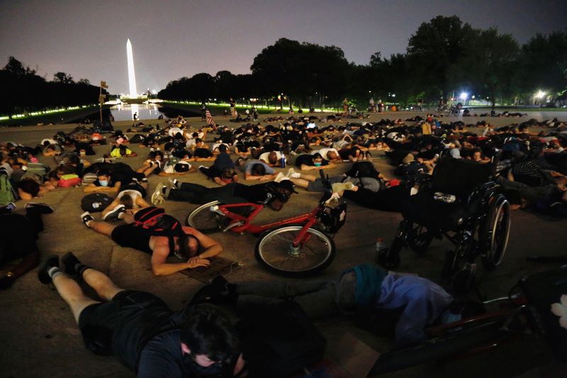 © Reuters. Protests in Washington DC