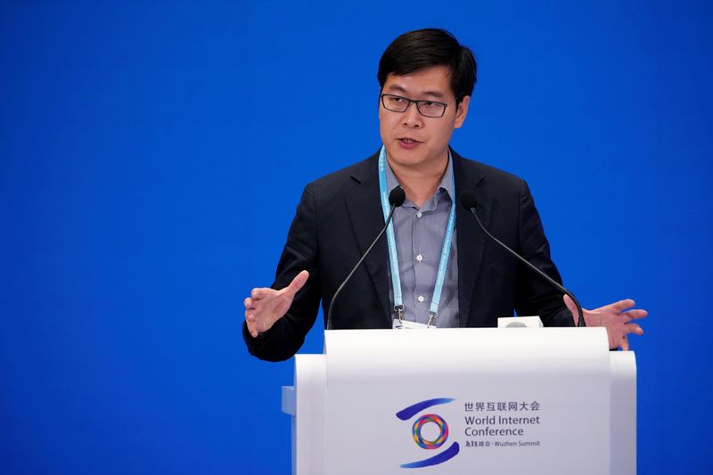 © Reuters. Yao Jinbo, CEO of 58.com attends the World Internet Conference (WIC) in Wuzhen