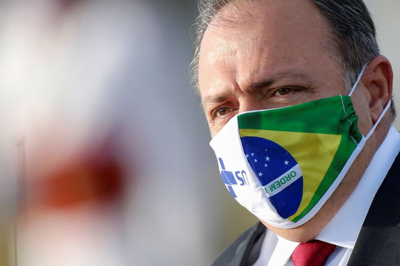&copy; Reuters. Ministro interino da Saúde, general Eduardo Pazuello, em Brasília