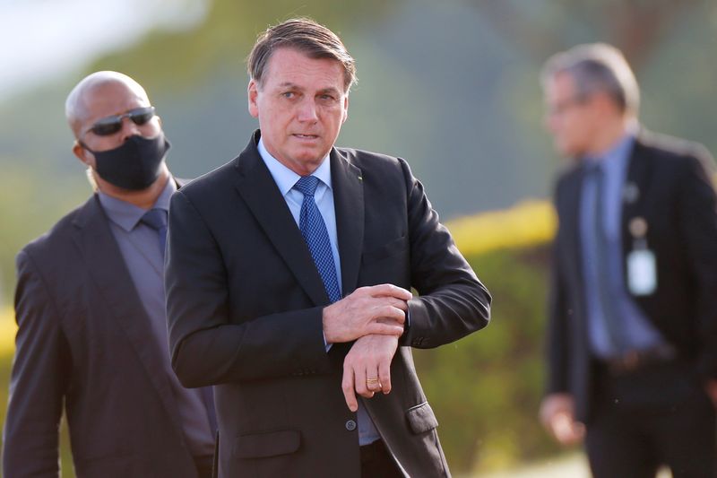 &copy; Reuters. Presidente Jair Bolsonaro em Brasília