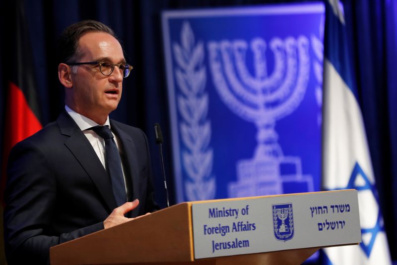 &copy; Reuters. ألمانيا تبدي قلقا بخصوص خطة الضم الإسرائيلية لكنها لم تتطرق بعد لفرض عقوبات