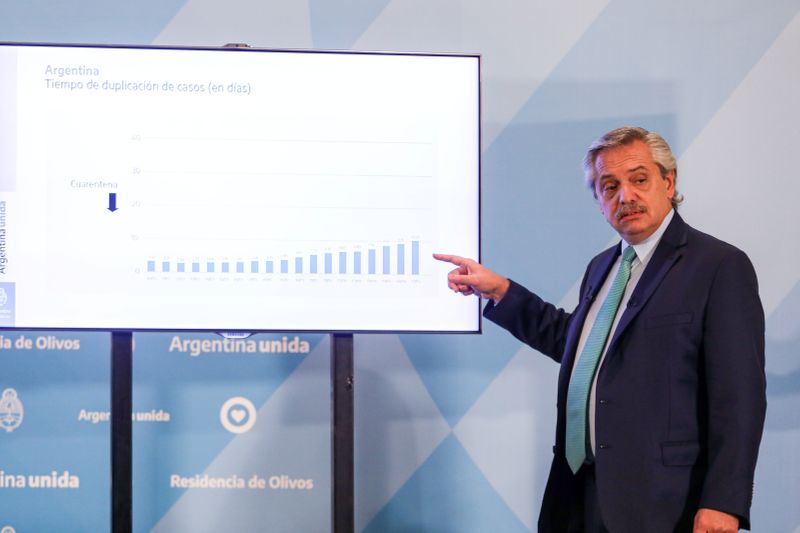 &copy; Reuters. presidente argentino, Alberto Fernández