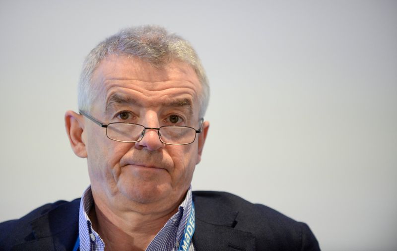 &copy; Reuters. FILE PHOTO: Ryanair Chief Executive Michael O&apos;Leary attends the Europe Aviation Summit in Brussels