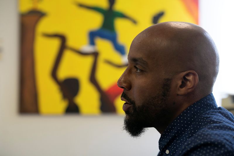 &copy; Reuters. Keith Benson, Camden Education Association president, talks about policing in Camden, New Jersey