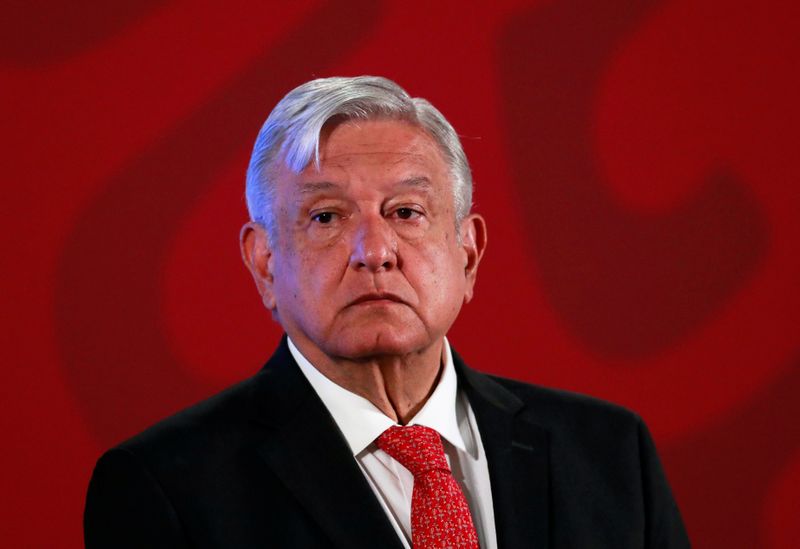 &copy; Reuters. Mexico&apos;s President Obrador holds a news conference in Mexico City