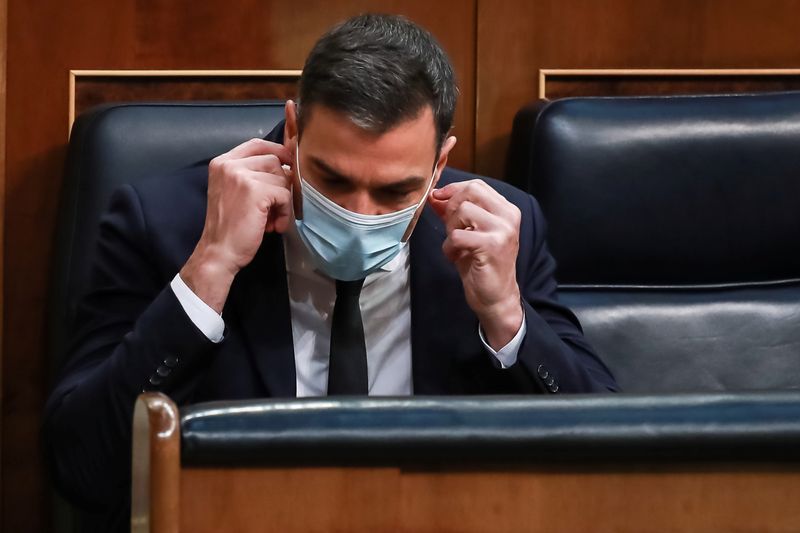 &copy; Reuters. FOTO DE ARCHIVO: Pedro Sánchez en Madrid