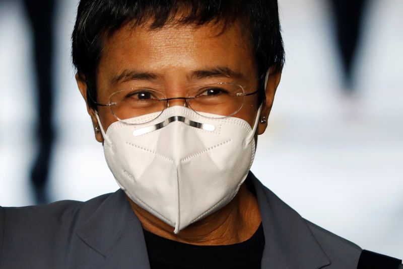 &copy; Reuters. Rappler Editor Maria Ressa arrives for the promulgation of her cyber-libel case at Manila Regional Trial Court in Manila